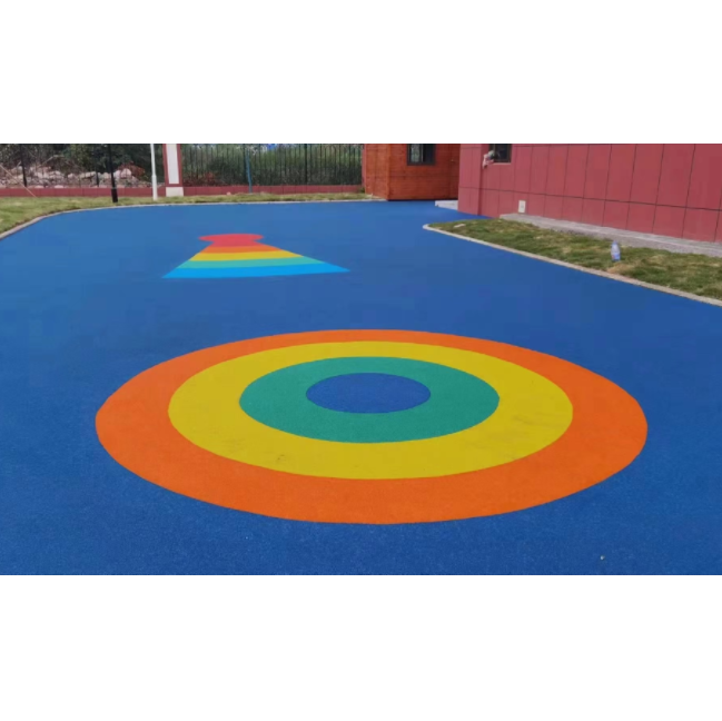 塑膠場地施工實景圖4